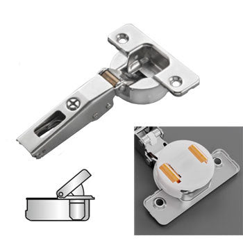 5/8 Inch Overlay Soft Close Hinge & 4mm Base Plate