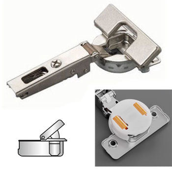 3/4 Inch Overlay Soft Close Hinge Logica & 1mm Base Plate